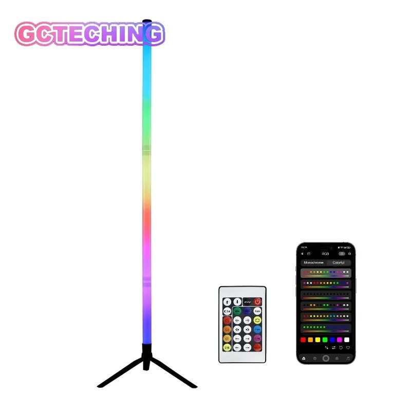 Dritë LED RGB Floor Lamp 120CM me Zë