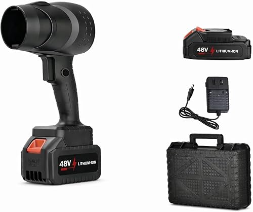 Leaf Blower Pa Kabllo 48V me Bateri 10Ah